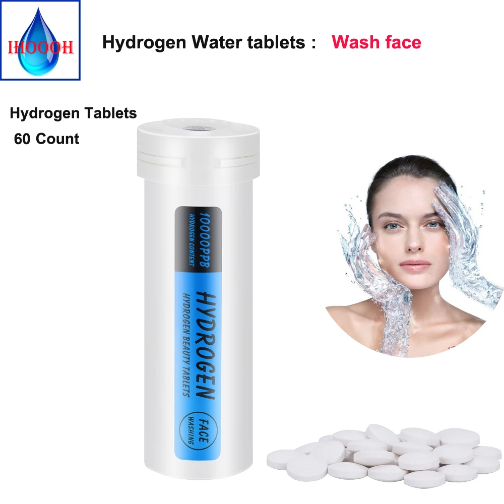 Нано-Водородная вода в таблетках 60 таблеток слабокислый H2 10000PPB активный