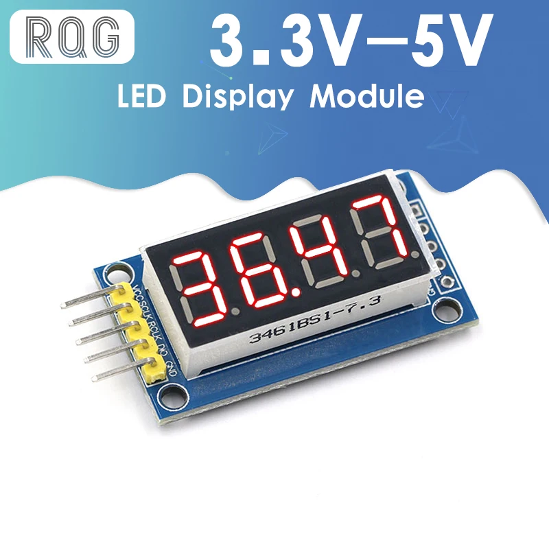 4-битный модуль с цифровым светодиодным дисплеем для Arduino 595 | Дом и сад