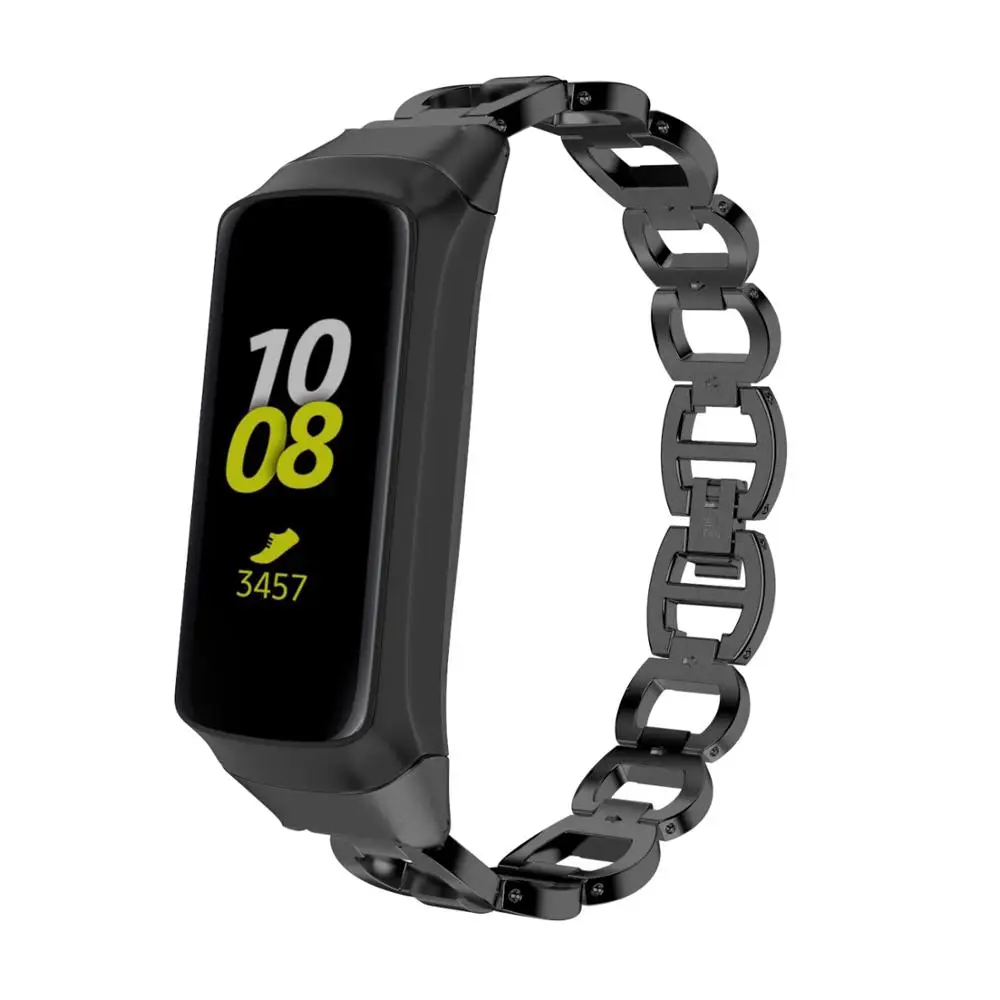 Ремешок для часов из нержавеющей стали Samsung Galaxy fit сменный Браслет galaxy SM-R730