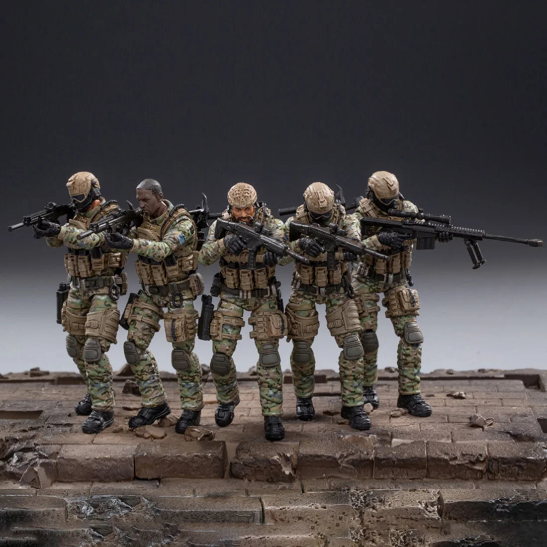 

Surwish 5Pcs 10.5cm 1/18 Removable Soldier Model Ranger Squad Team Model With High Degree Of Reduction 2019 New Arrival