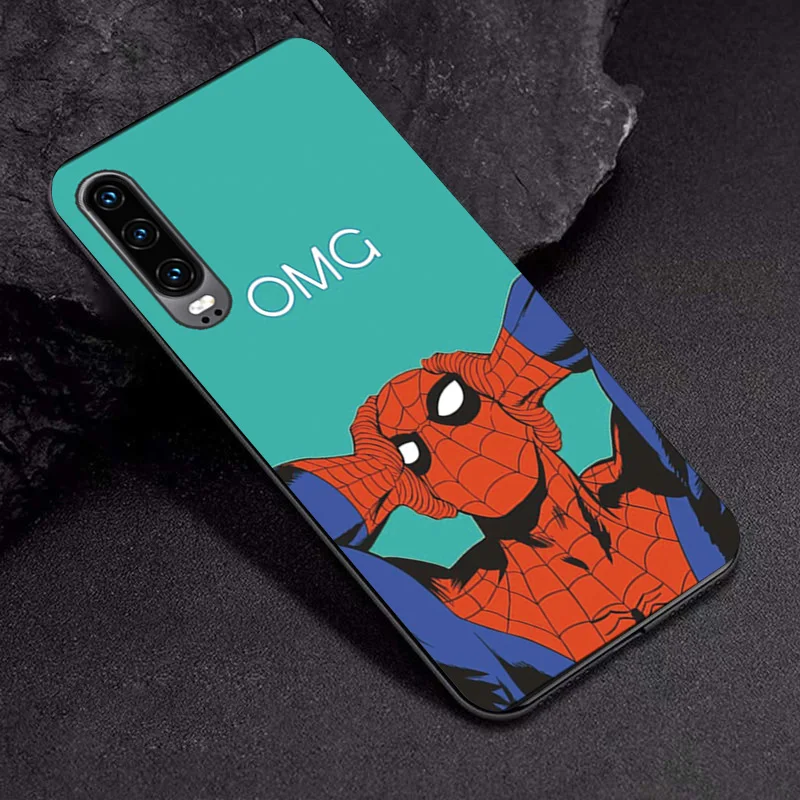 Чехол captain america для huawei P30 Lite P10 Lite, черный ТПУ для huawei P30 P20 Pro P8 P9 Lite, чехол для huawei P30 Pro, чехол - Цвет: TPUBLK629