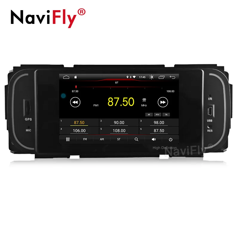 NaviFly 1din android 9 Автомобильный мультимедийный DSP DVR плеер для Jeep/Chrysler/Dodge/Liberty/Wrangler/Sebring/Grand Cherokee радио gps