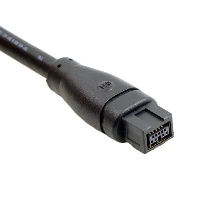 Firewire Preto para Beta Pinos Pinos 400 96 Cabo Ieee 1394b 18 m 6ft 180cm 3m 5m - Imagem 2