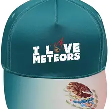 Унисекс I Love Meteors бейсболки хлопковая ткань регулируемые мексиканские элементы уличные шапки зеленые