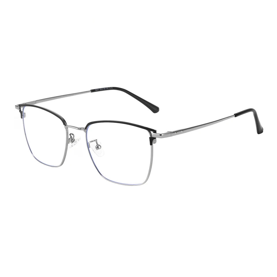 Тонкая металлическая оправа, высокое качество, синий луч, блокирующий компьютерный считыватель, прогрессивные многофокусные линзы, очки для чтения для женщин и мужчин, унисекс