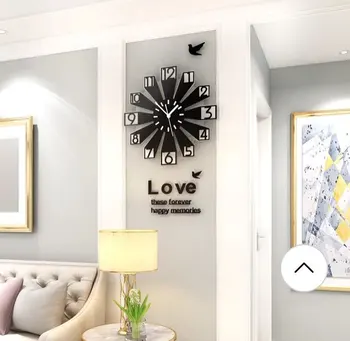 

CREATIVE in--s style wall clock large simple design clock for the wall