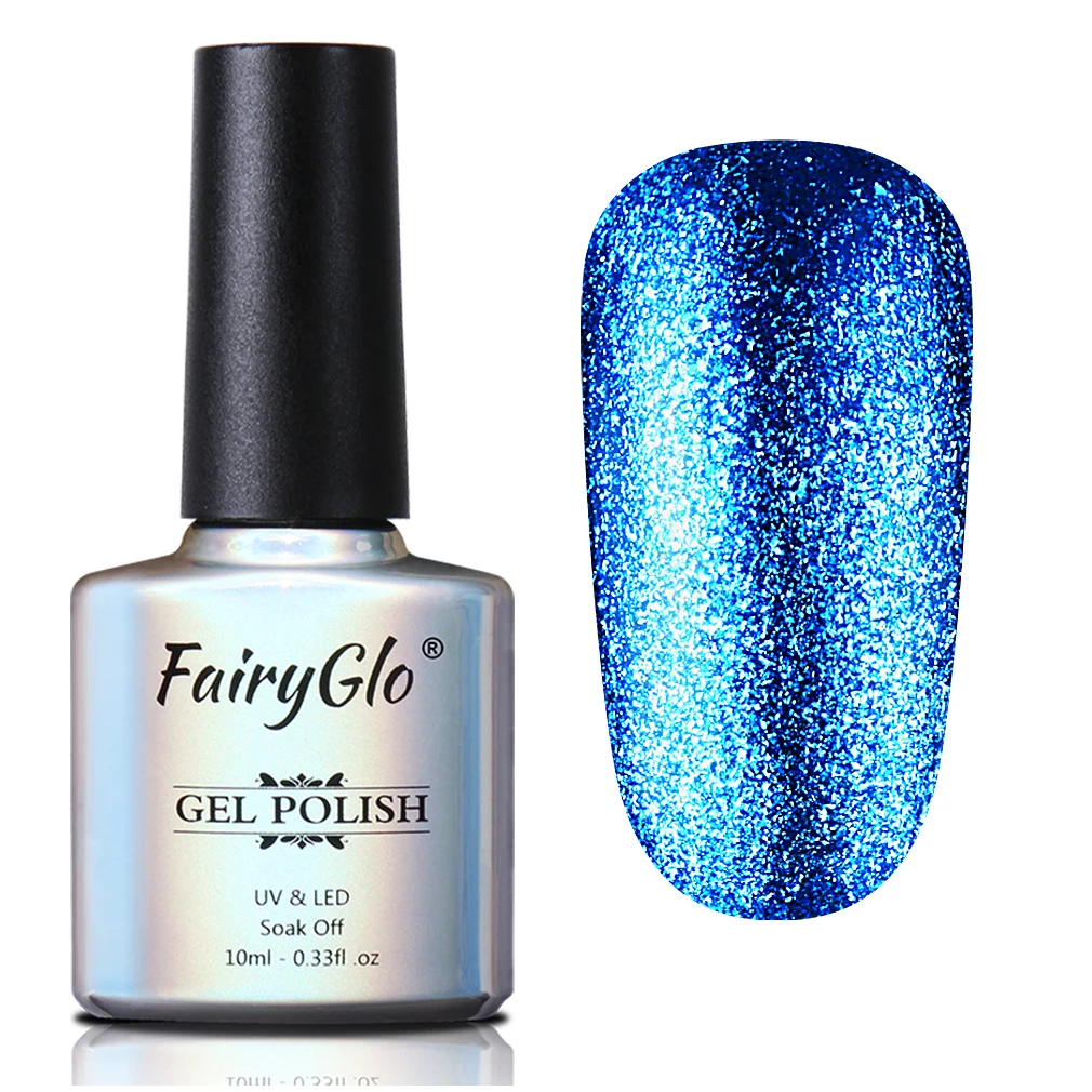 BJJ58024 FairyGlo 10 мл Гель-лак с блестками Гибридный лак для маникюра ногтей, полустойкое к полу Перманентный лак для ногтей УФ Гель-лак био-Гели Soak Off Nail Art Эмаль - Цвет: BJJ58024
