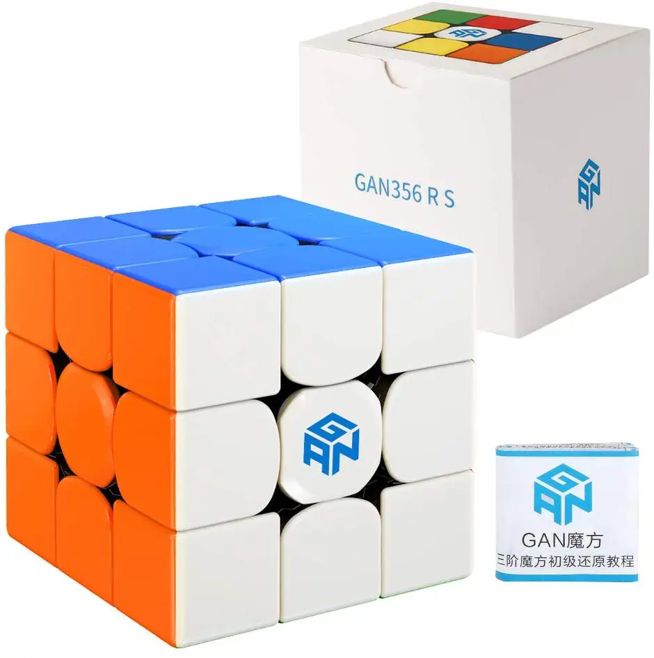 GAN 356 RS 3x3x3 Magnetic Magic Speed Cube R S Stickers Professional Puzzle Toys Children's Gifts Fidget for Anxiety | Игрушки и