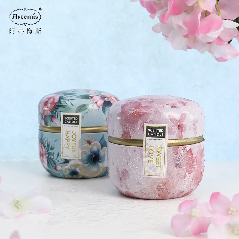1PC Candle Tin Jars Bestseller Soy Wax Scented Eco Friendly Candles for Decoration in Jar | Дом и сад