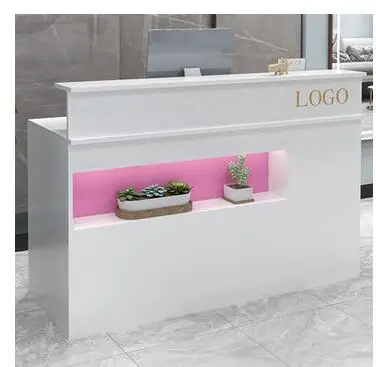 Bar counter Cashier counter simple modern shop small clothing beauty salon barbershop hair salon reception desk