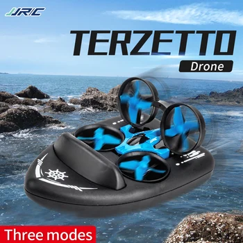 

JJRC H36F TERZETTO 3 in 1 Drone Boat Car Water Ground Air Mode 3-mode Altitude Hold Headless Mode RC Quadcopter Helicopters Toys