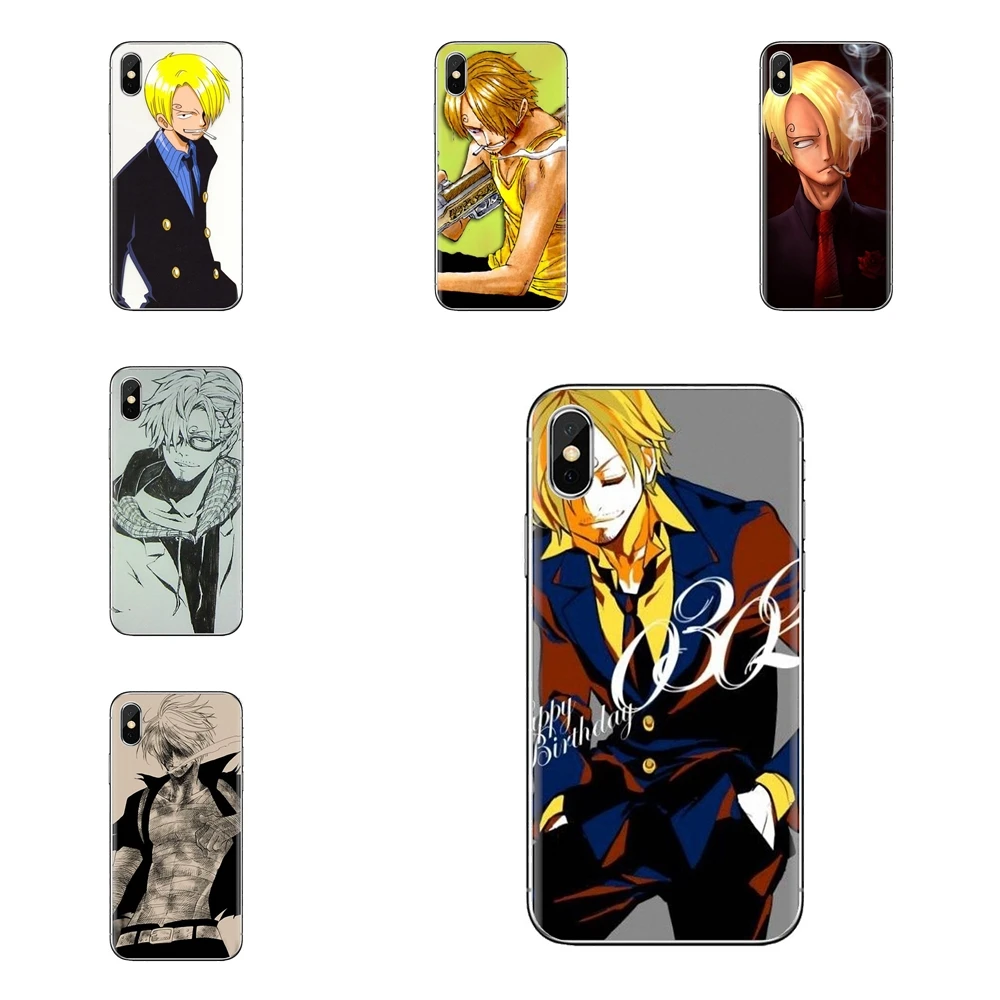 Одна деталь Caricature Sanji для huawei G7 G8 P7 P8 P9 P10 P20 P30 Lite Mini Pro P Smart Plus 2017 2018 2019 прозрачные