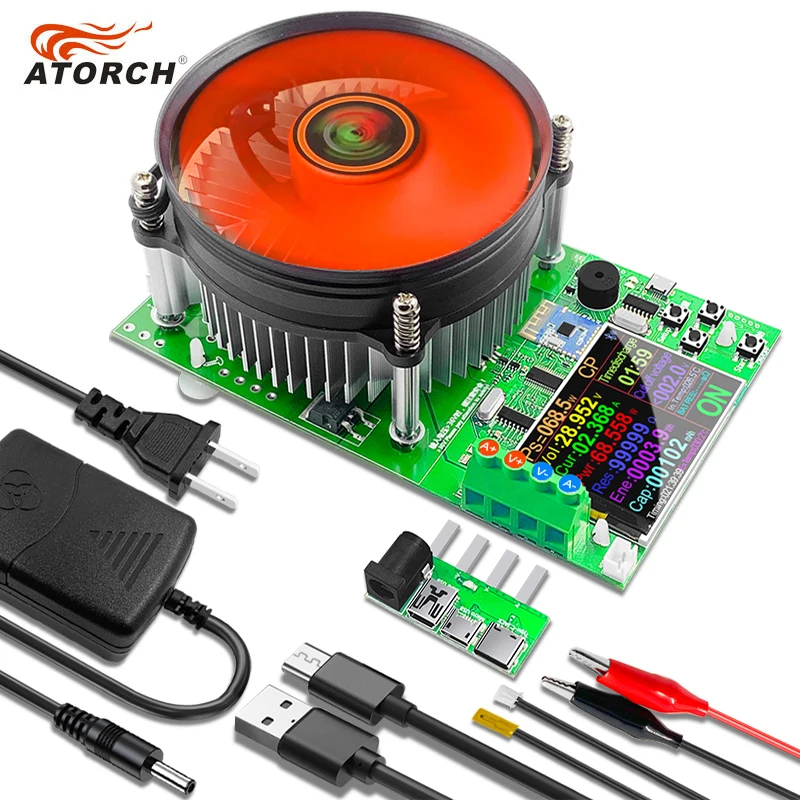 DL24 150W 20A DC Power USB Tester Electronic Load Lithium Battery Capacity Monitor Discharge Meter Supply Checker With APP 2