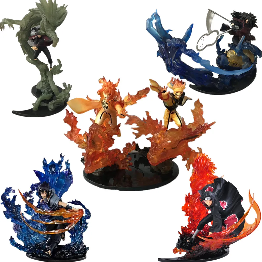 Экшн-фигурка Наруто ПВХ игрушка Kurama Minato Hashirama Madara Itachi аниме Nartuo Shippuden Sasuke Zero