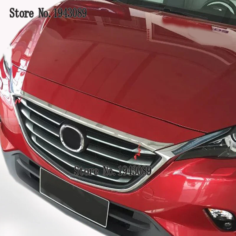 Для Mazda CX-4 CX4 CX 4 Хромированная передняя сетка решетка облицовки радиатора вставка радиатора капота GARNISH формовочная решетка