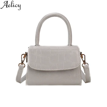 

Aelicy Crossbody Bags For Women 2019 Mini Bag Messenger Bags Pu Leather Women Shoulder Bag Solid Clutches Chain Women Bags Tote