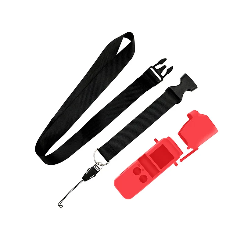 3 в 1 мягкий силиконовый защитный чехол с шейным ремешком для DJI OSMO Pocket Handheld Gimbal аксессуары для камеры