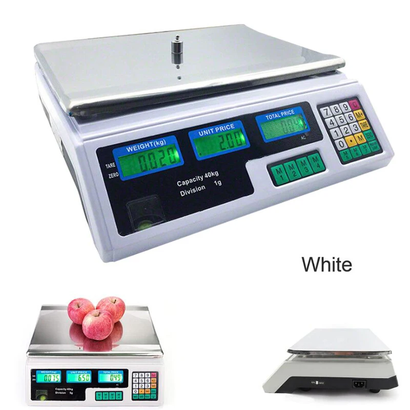 Digital Electronic Price Computing Scale 40kg Weighing Scale