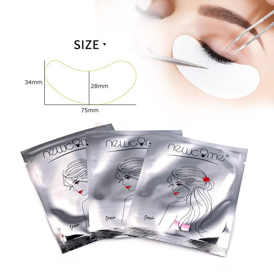Thinkshow 100pairs/50pairs/lot Lash Extension Undee Eye Pads Eyelash Extension Tool Eye Patch