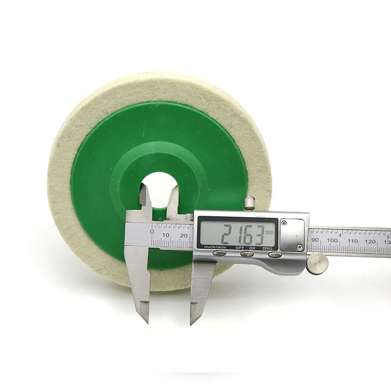 

Pro 2PCS 125mm Polishing Buffing Wheel Wool Felt Polisher Disc Pad For Auto Cars