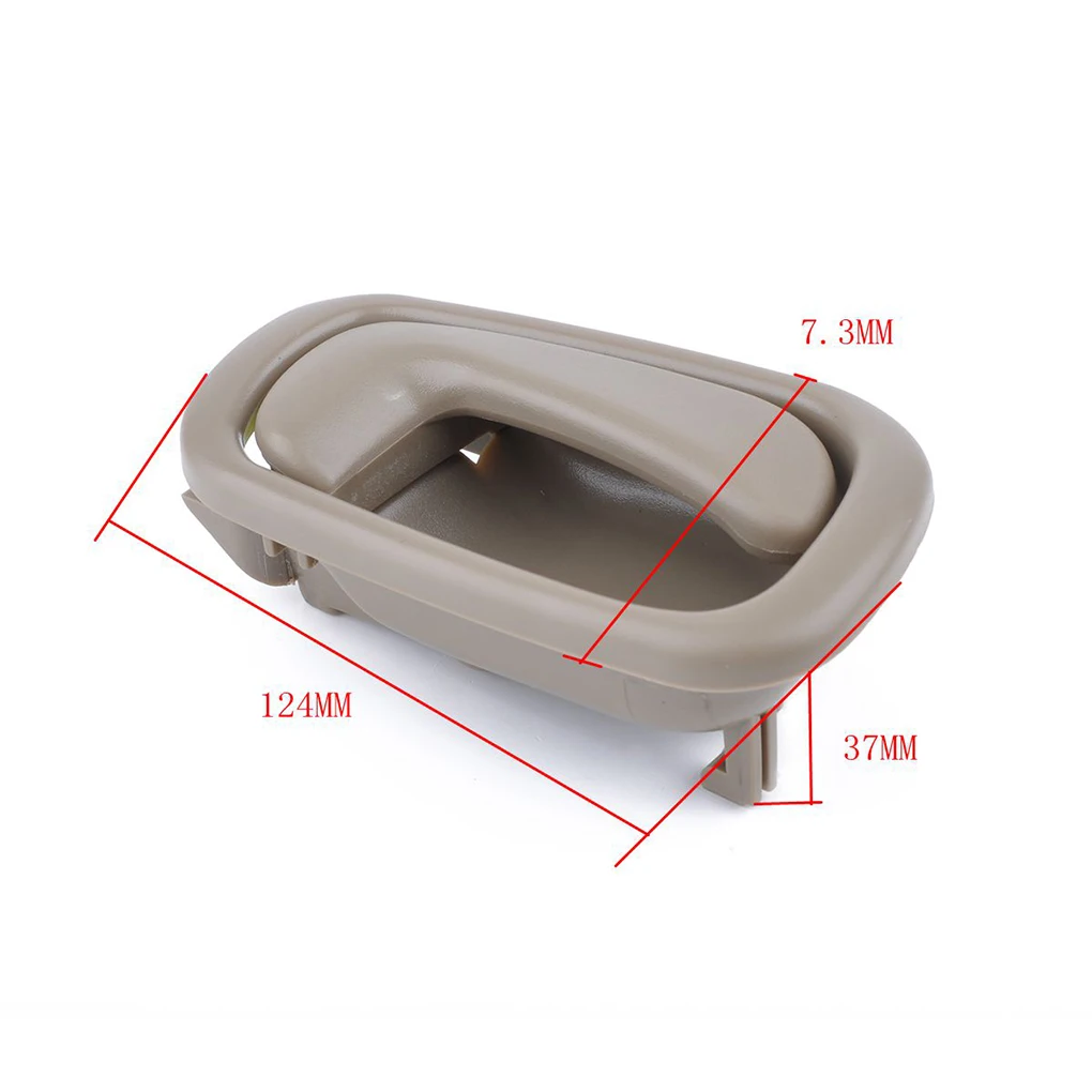 2 пары Замена для Corolla 98-02 левый+ правый автомобиль внутри внутренние дверные ручки 69205-02050RH 69206-02050LH