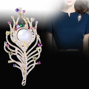 Korean-style Accessories Classic Style Corsage Zircon Brooch Rose Brooch Wedding Accessories