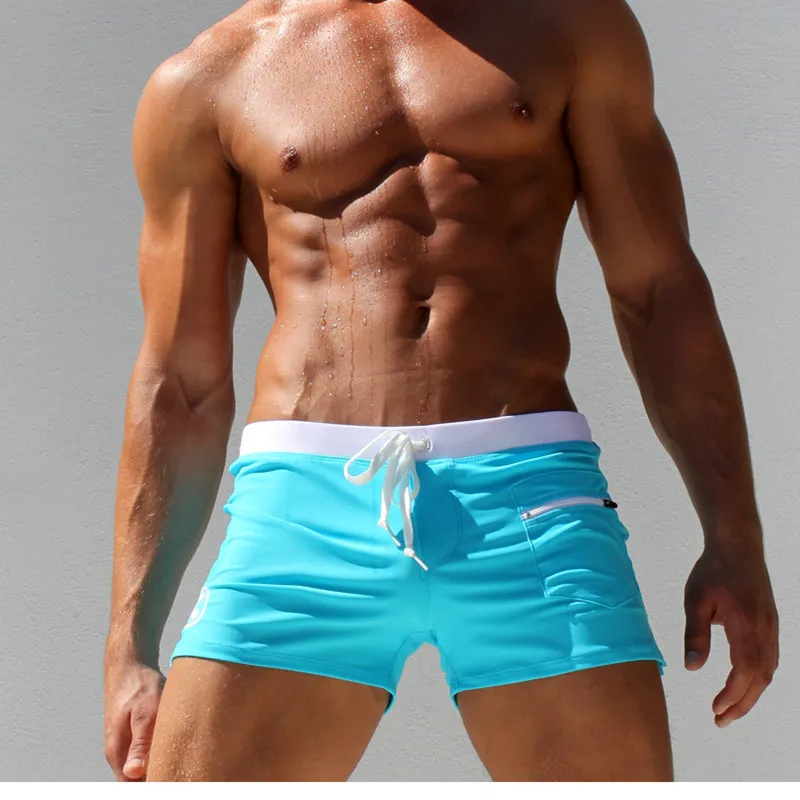Aqux Мужские плавки, Мужские Пляжные штаны с маленьким карманом, плавки AussieBum Aq8011