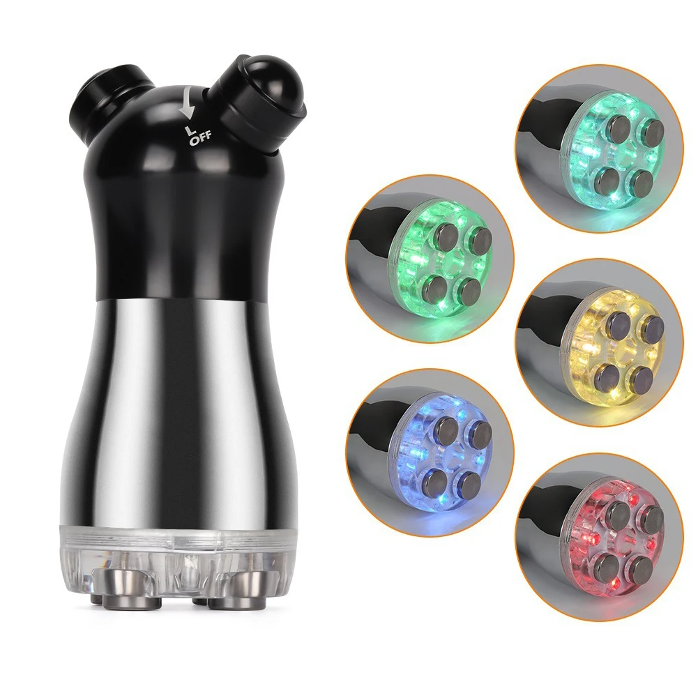

5Color RF Radio Frequency Body Face Massager LED Photon Facial Mesotherapy Electroporation Beauty Machine Rejuvenation Face Lift
