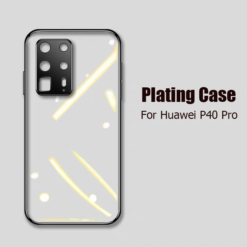 Чехол Lainergie для Huawei P40 Pro роскошный мягкий прозрачный защитный чехол с покрытием