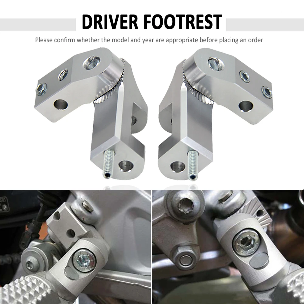 New Motorcycle Adjustable Driver Footrest Passenger Lowering For Honda Fireblade 600