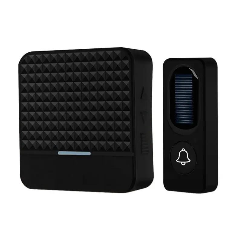 

300M Long Range Solar Power Wireless Waterproof Doorbell Light Control Sensor with Transmitter+ Receiver Door Bell kit(US Plug)