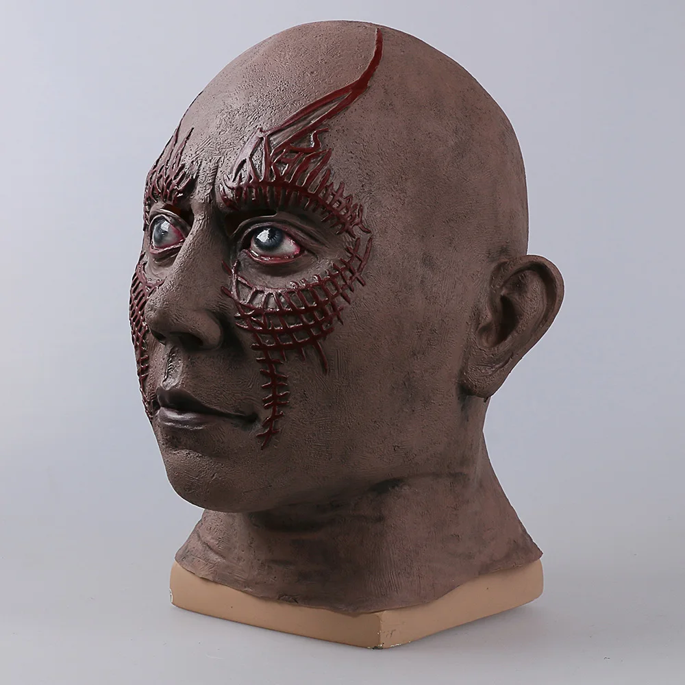 2017 Movie Guardians of the Galaxy 2 Mask Cosplay Drax the Destroyer Mask Latex Adult Full Head Breathable Halloween Party (3)