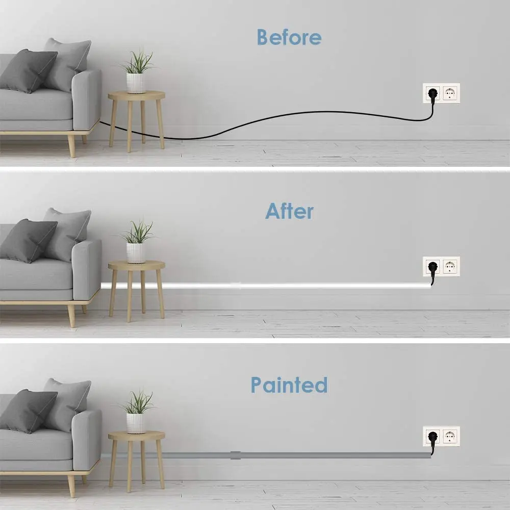 cabo capa para tv montada na parede 02