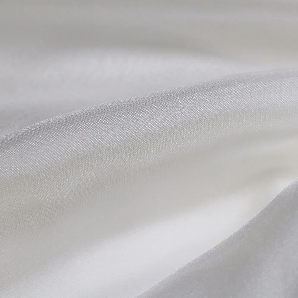 6mm 140cm White Thin Un-dye Nature Silk Chiffon Fabric Meter Prue Silk Dress Lining Fabrics for Painting and Sewing sewing fabric
