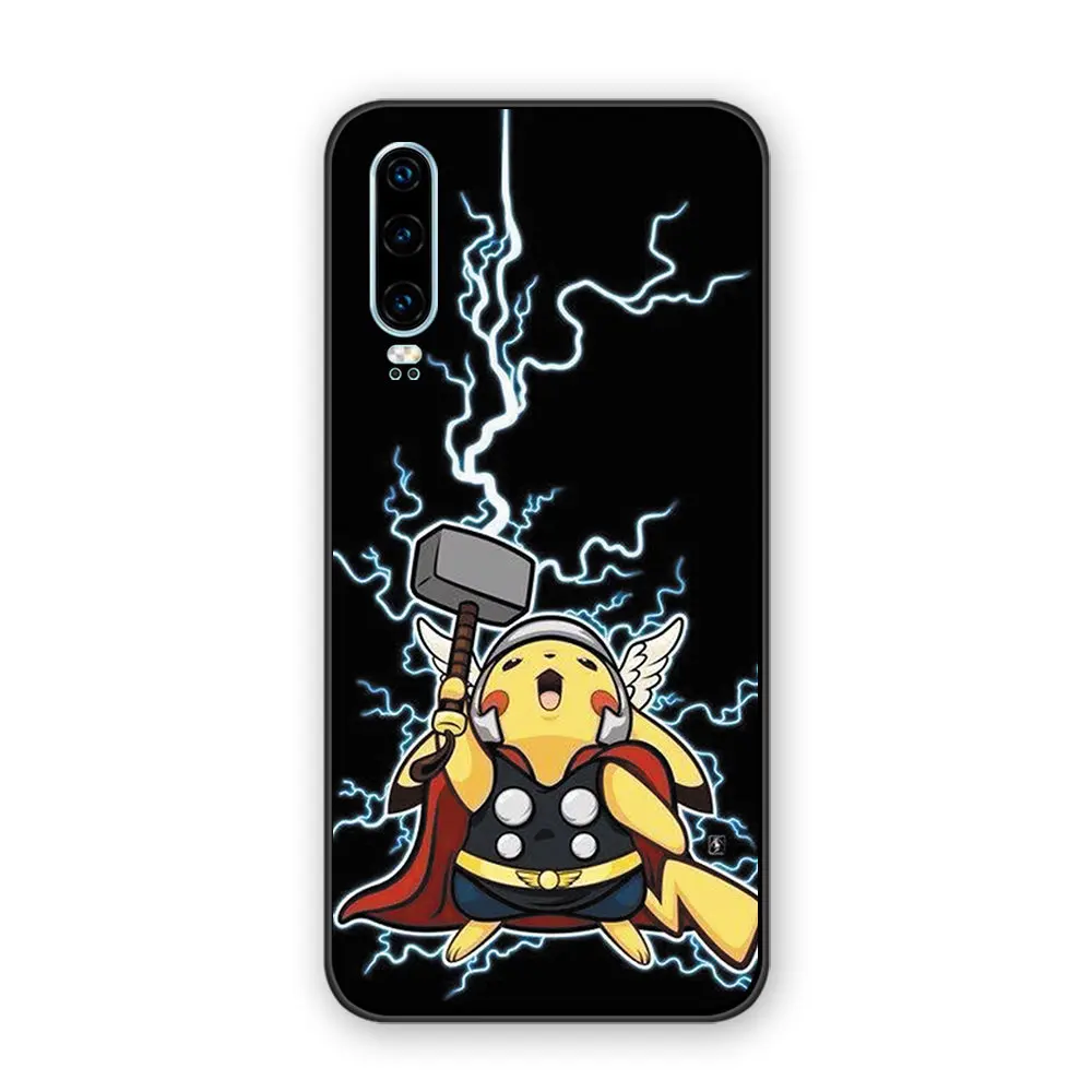 3 Забавное японское аниме PIKACHU для huawei P8 P9 P10 lite plus силиконовый мягкий ТПУ чехол для телефона для huawei P20 P30 lite Pro Чехол - Color: 3