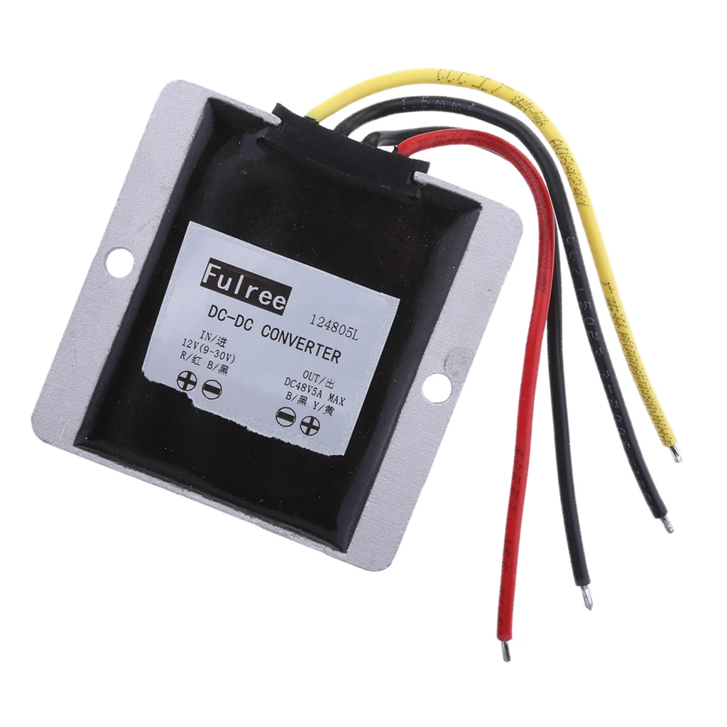 DC/DC 12V/24 To 48V/5A Converter Regulator Transformer Power Supply For Car