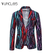 Модный повседневный мужской костюм в народном стиле с длинными рукавами, приталенный Мужской Блейзер на одной пуговице, куртки для вечеринок для мужчин, хлопковый костюм для мужчин M-3XL