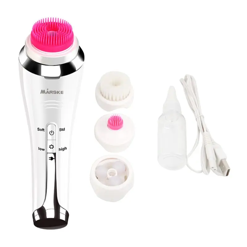 

Multifunction Electric Silicone Facial Cleansing Brush Removing Blackhead Exfoliating Cleaner Face Spa Skin Care Massager