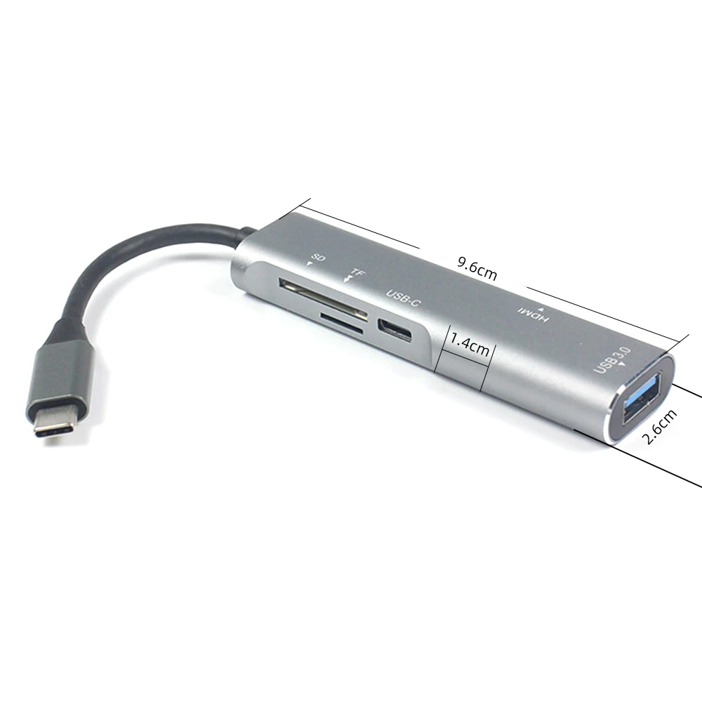 FDBRO usb type C USB-C концентратор к HDMI 4K USB 3,0 устройство для чтения карт SD TF Thunderbolt 3 Dex Mode адаптер для MacBook Air Pro samsung S8
