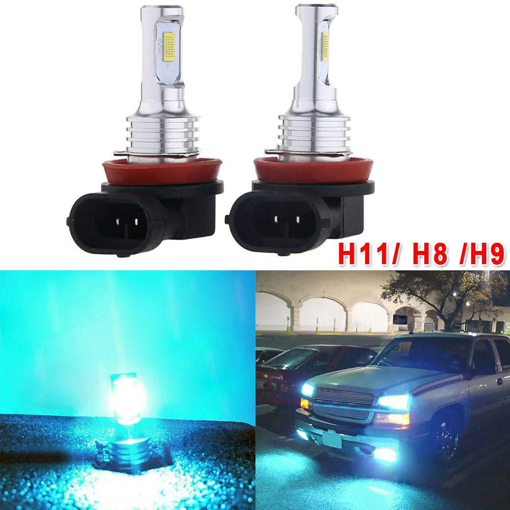 

2pcs/set H11 H8 H9 H16 LED Headlight Bulb Kit Near Fog Light Upgrade 35W 8000K