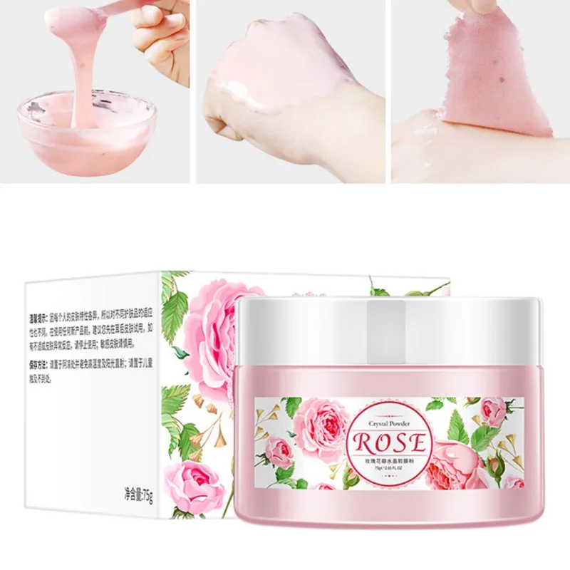 Полезное эфирное масло розовая мягкая пленка блестящая пудра закалка отбеливающая и Увлажняющая пудра маска