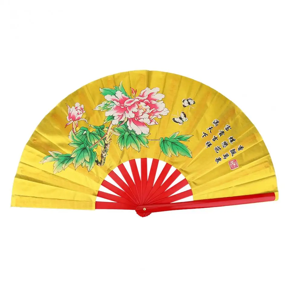 Tai chi fan bamboo for martial arts kung fu wushu dance practice tai chi fan