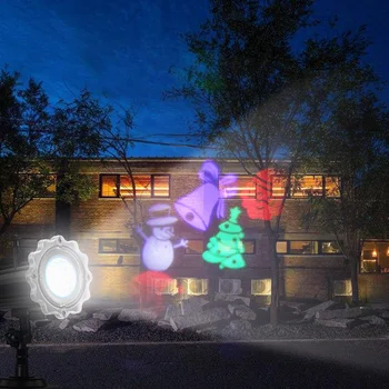 

12 Patterns Christmas outdoor Waterproof LED Laser Projector Snowflake dj Disco Light For Home Decoration Christmas New year