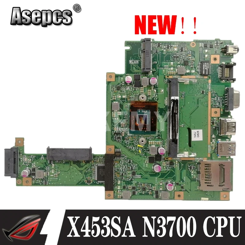 Akmey 90NB0A70-R01200 X453SA motherboard For Asus X453S X453 F453S laptop original notebook N3700 | Компьютеры и офис
