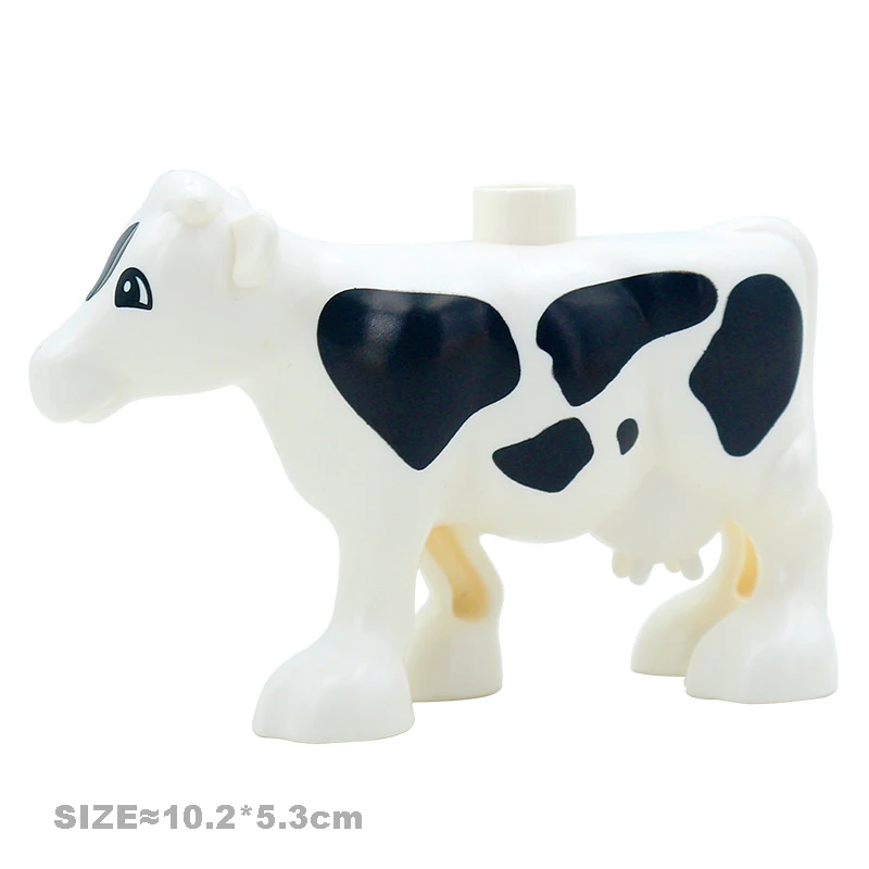 Large Farm Animal Building Block Set - Educational Assembly Toys