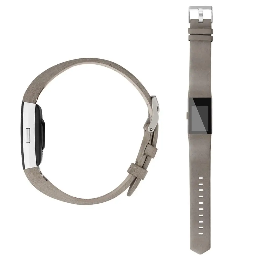 Умный Фитнес-браслет наручный ремешок на замену ремешок для FitBit Charge 2 Натуральная кожа ремешок для FitBit Charge 2