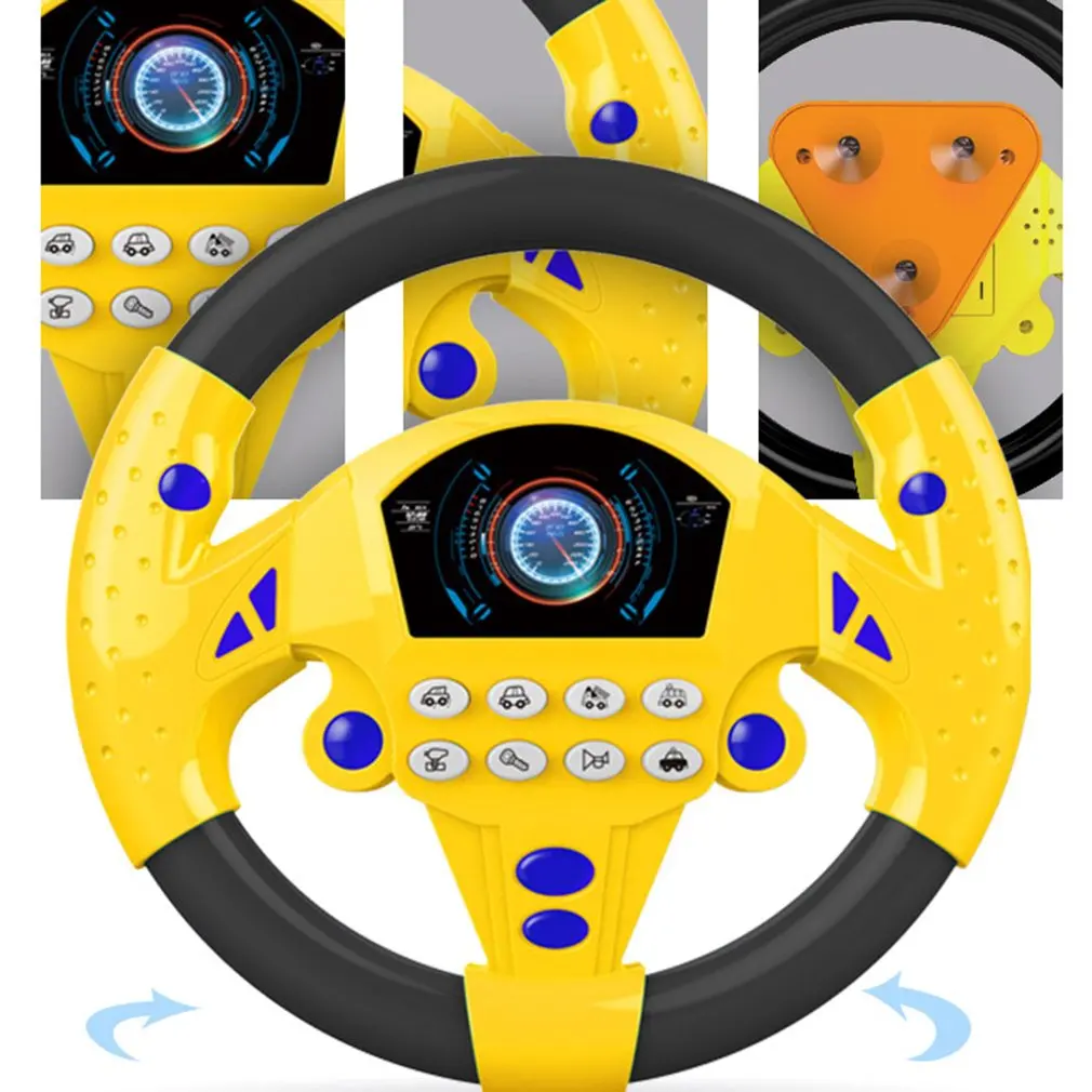 Musical Steering Wheel Electric Toy Instruments for Kids Baby