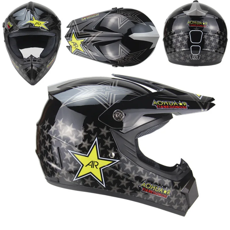 Racing Motocross Helmets Motorbike Motorcycle Helmet Full Face Helmet Men Cascos Para Moto Casco Moto Capacete Moto 3 Gifts - Цвет: 16