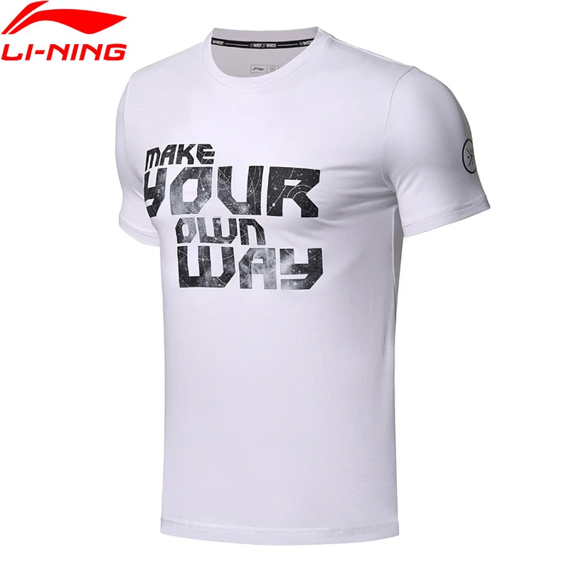 Clearance) Li-Ning Men Wade Series T-Shirt Regular Fit Breathable LiNing Comfort Sport Jerseys Tee AHSN047 MTS2750