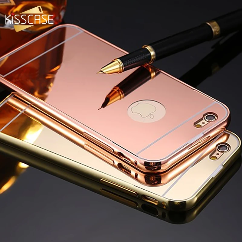Алюминиевый металлический чехол для iPhone 7 8 6 6S Plus 5 5S SE Металлическая Рамка Бампер